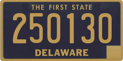 DE license plate 250130
