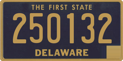 DE license plate 250132