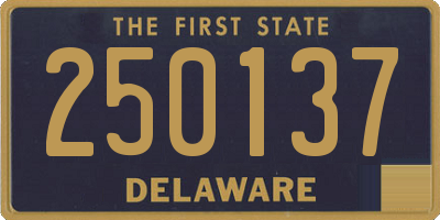 DE license plate 250137