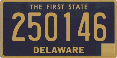DE license plate 250146