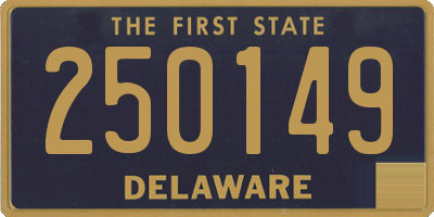 DE license plate 250149