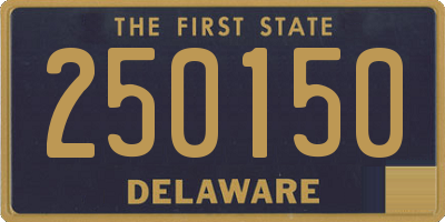 DE license plate 250150