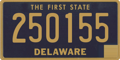 DE license plate 250155