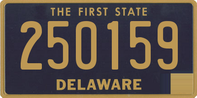 DE license plate 250159