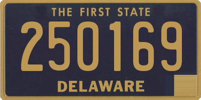 DE license plate 250169