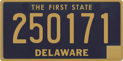 DE license plate 250171