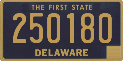 DE license plate 250180