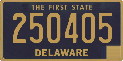 DE license plate 250405