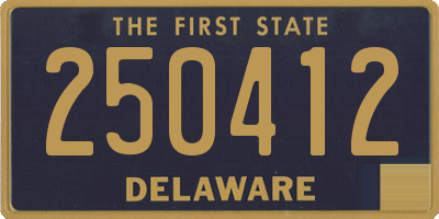 DE license plate 250412