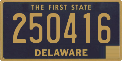 DE license plate 250416
