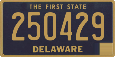 DE license plate 250429