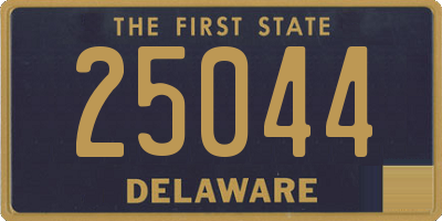 DE license plate 25044