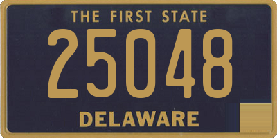 DE license plate 25048