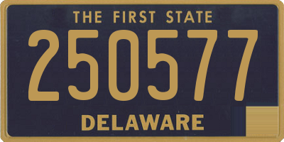 DE license plate 250577