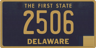 DE license plate 2506