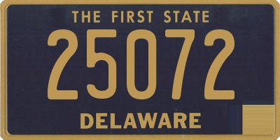 DE license plate 25072