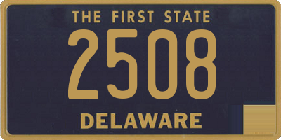 DE license plate 2508