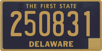 DE license plate 250831