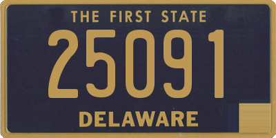 DE license plate 25091