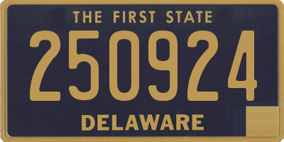DE license plate 250924