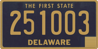 DE license plate 251003
