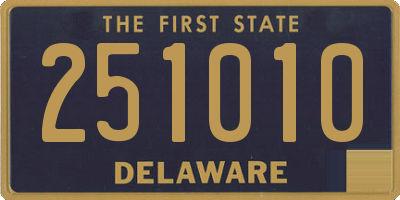 DE license plate 251010