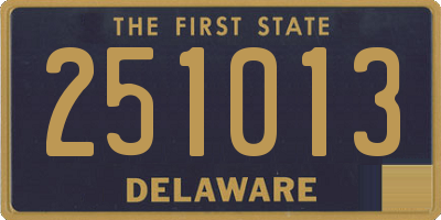 DE license plate 251013