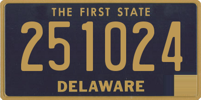 DE license plate 251024