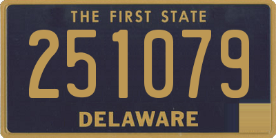DE license plate 251079