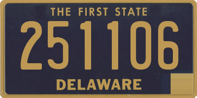 DE license plate 251106