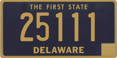 DE license plate 25111