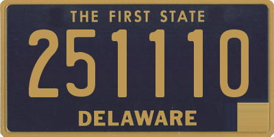 DE license plate 251110