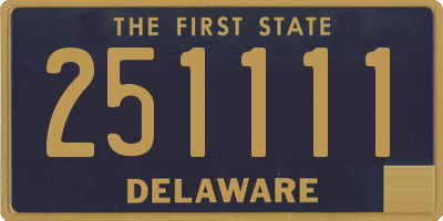 DE license plate 251111