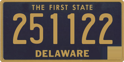 DE license plate 251122