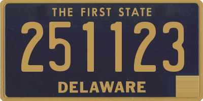 DE license plate 251123