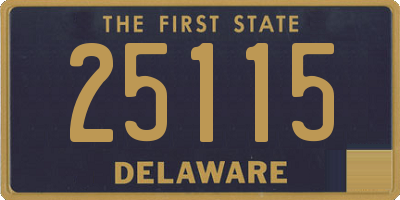 DE license plate 25115