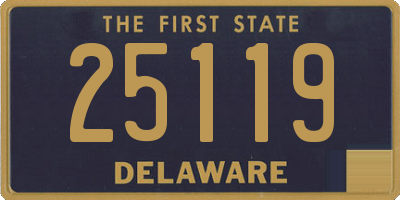 DE license plate 25119