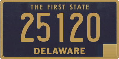 DE license plate 25120