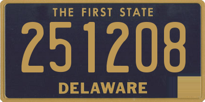 DE license plate 251208