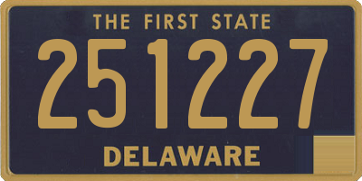 DE license plate 251227