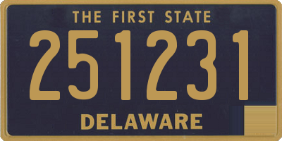DE license plate 251231