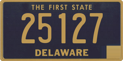 DE license plate 25127