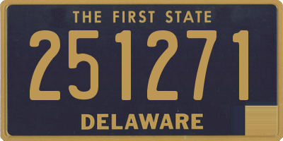 DE license plate 251271