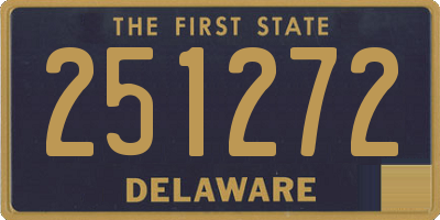 DE license plate 251272