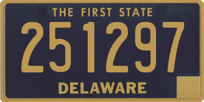 DE license plate 251297