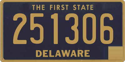 DE license plate 251306