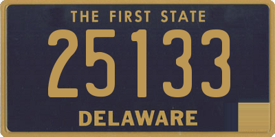 DE license plate 25133