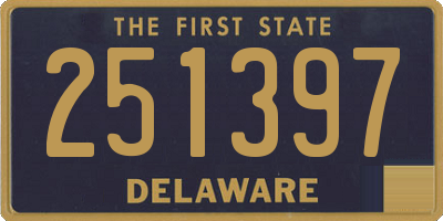 DE license plate 251397