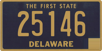 DE license plate 25146