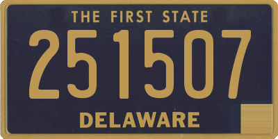 DE license plate 251507
